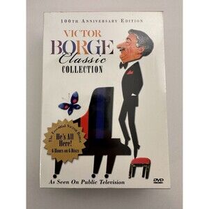 Victor Borge Classic Collection DVD 6 Disc Set 100th Anniversary New Sealed